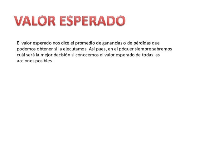 Valor esperado