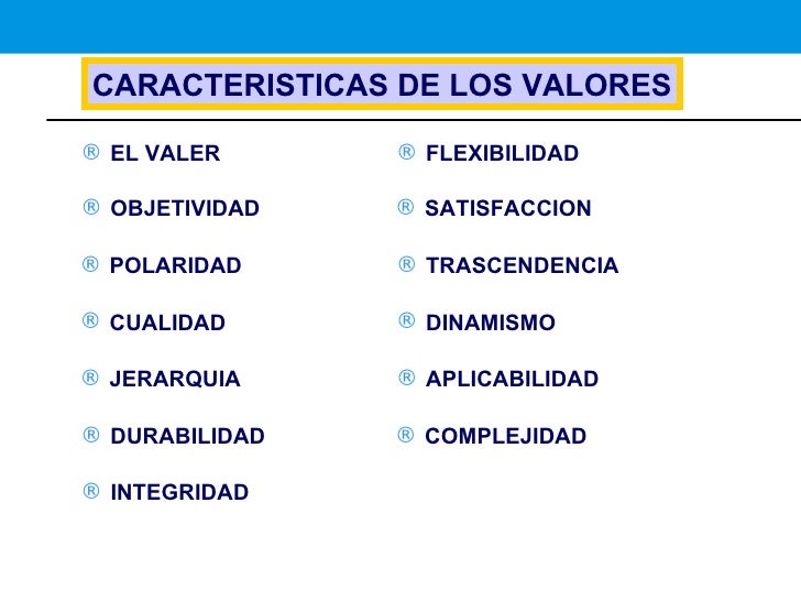 Valores ppt