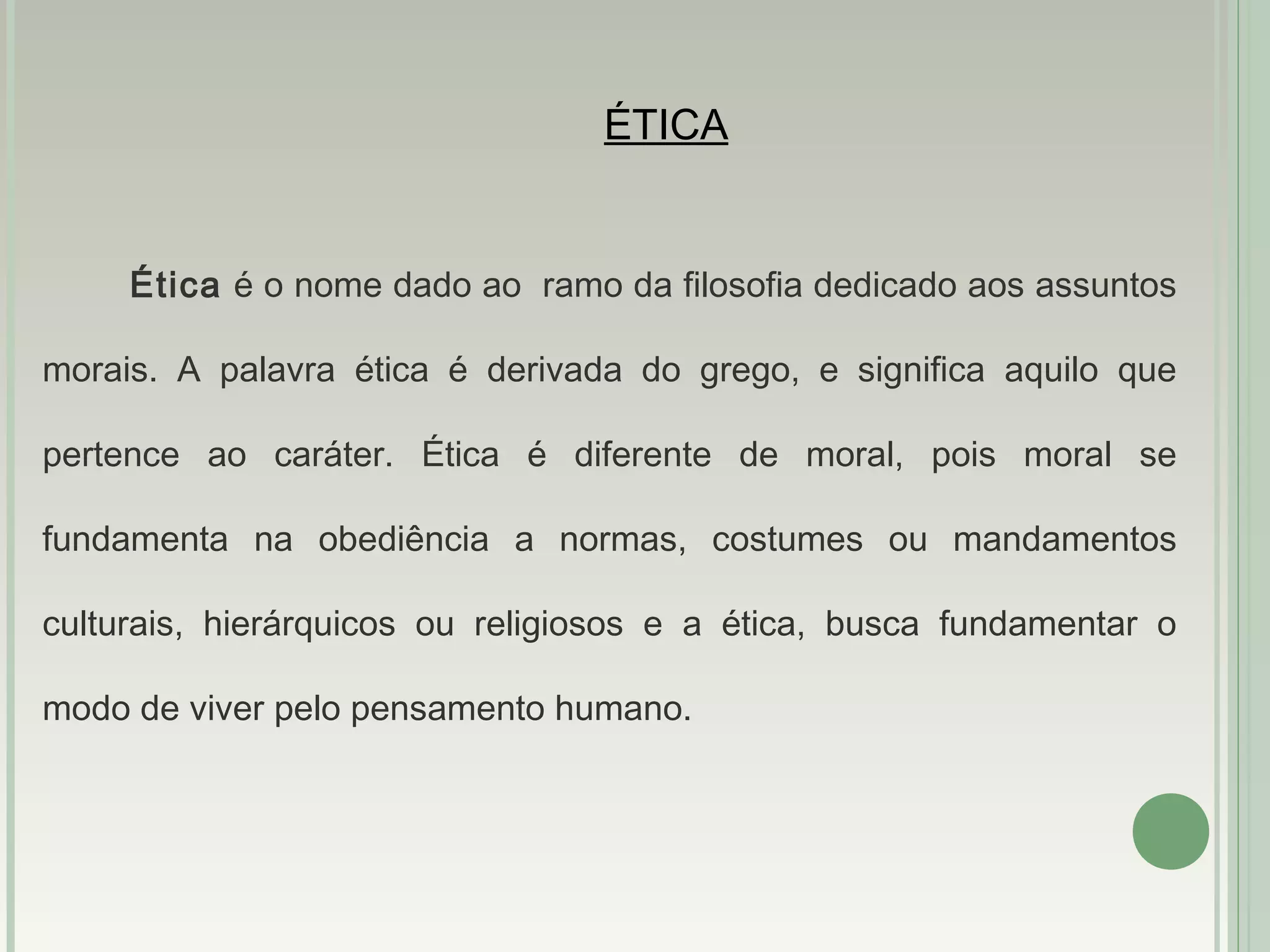 Valores éticos e morais | PPT