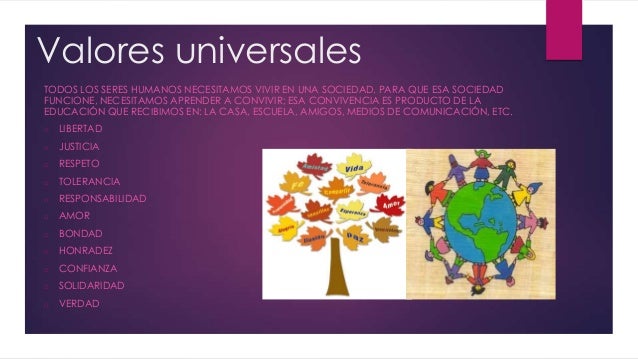 Valores universales