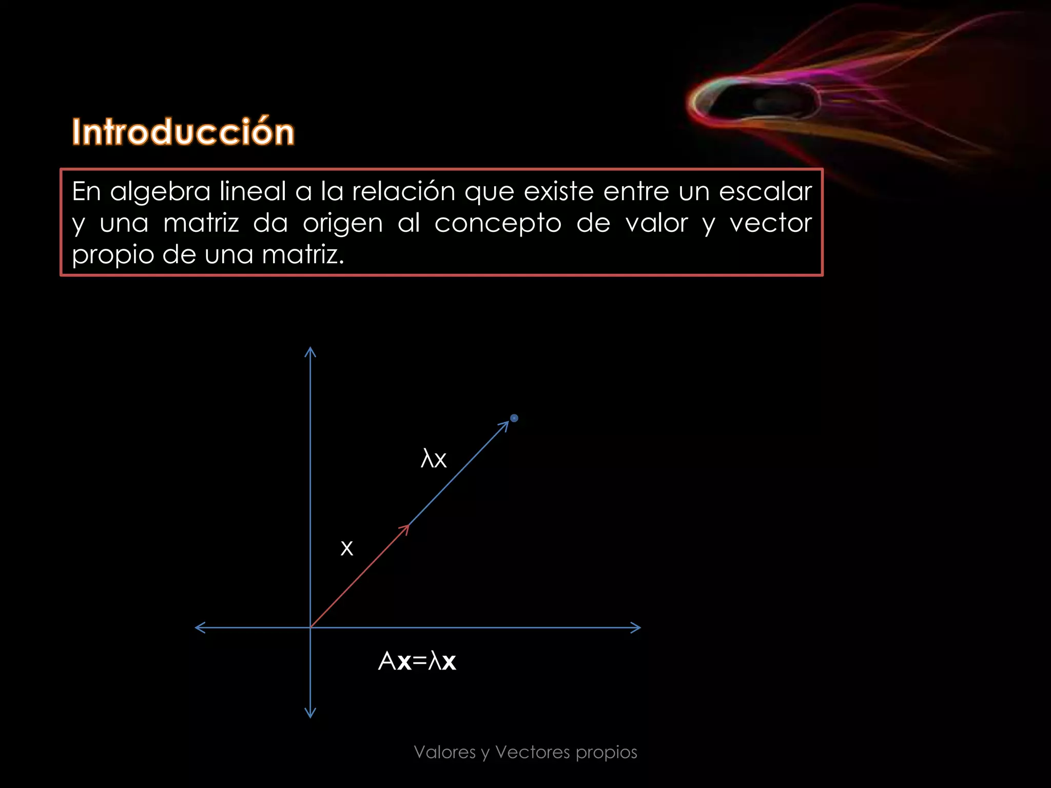 Valores y vectores propios present | PPTX | Physics | Science