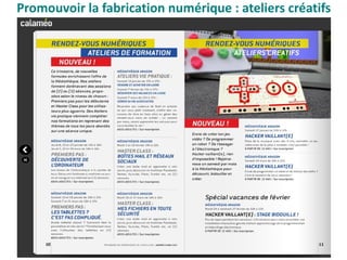 Promouvoir la fabrication numérique : ateliers créatifs
 