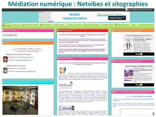 Médiation numérique : Netvibes et sitographies
 