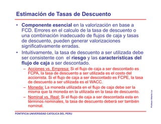 Valorización en Base a Flujo de Caja Descontado | PDF