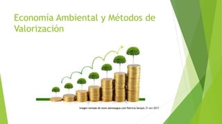Economía Ambiental y Métodos de
Valorización
Imagen tomada de www.domosagua.com Patricia Sarquis 31-oct-2017
 