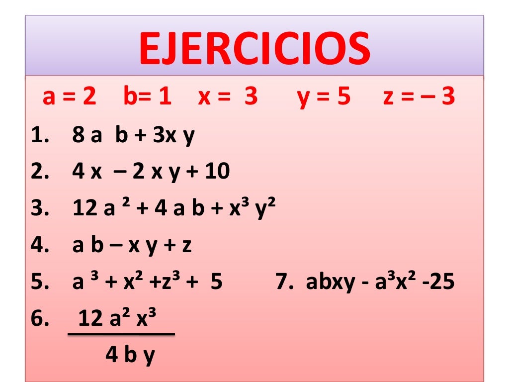 valor-numerico-de-un-termino-algebraico