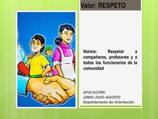 Valor respeto planificacion de clases.pptx