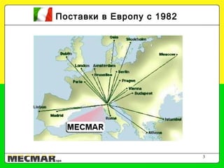 3
Поставки в Европу с 1982
 