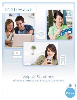 2012 Media Kit




           Valpak Solutions
                     ®




    Influence, Attract and Nurture Customers
 