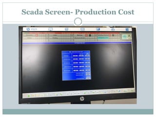 Scada Screen- Production Cost
 