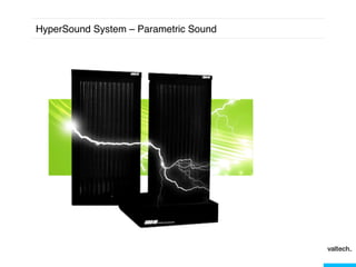 HyperSound System – Parametric Sound !

 