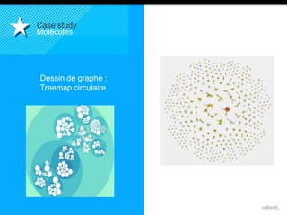 36 
Case study 
Molécules 
Dessin de graphe : 
Treemap circulaire 
 