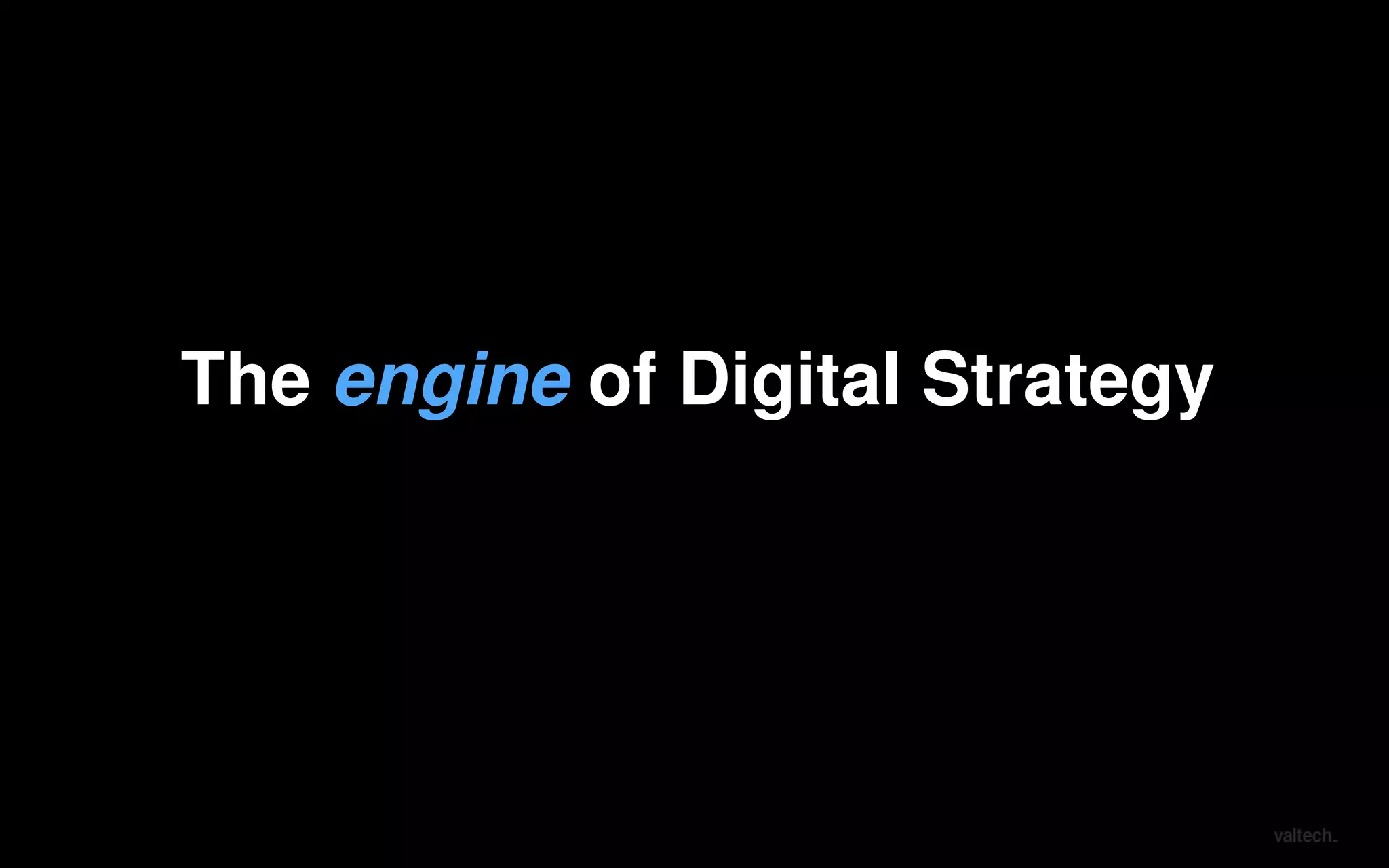 #3
The engine of Digital Strategy