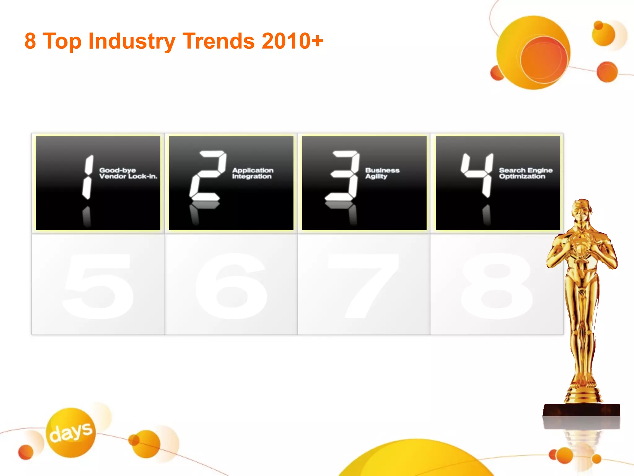 8 Top Industry Trends 2010+




   1 2 3 4
   5 6 7 8
 