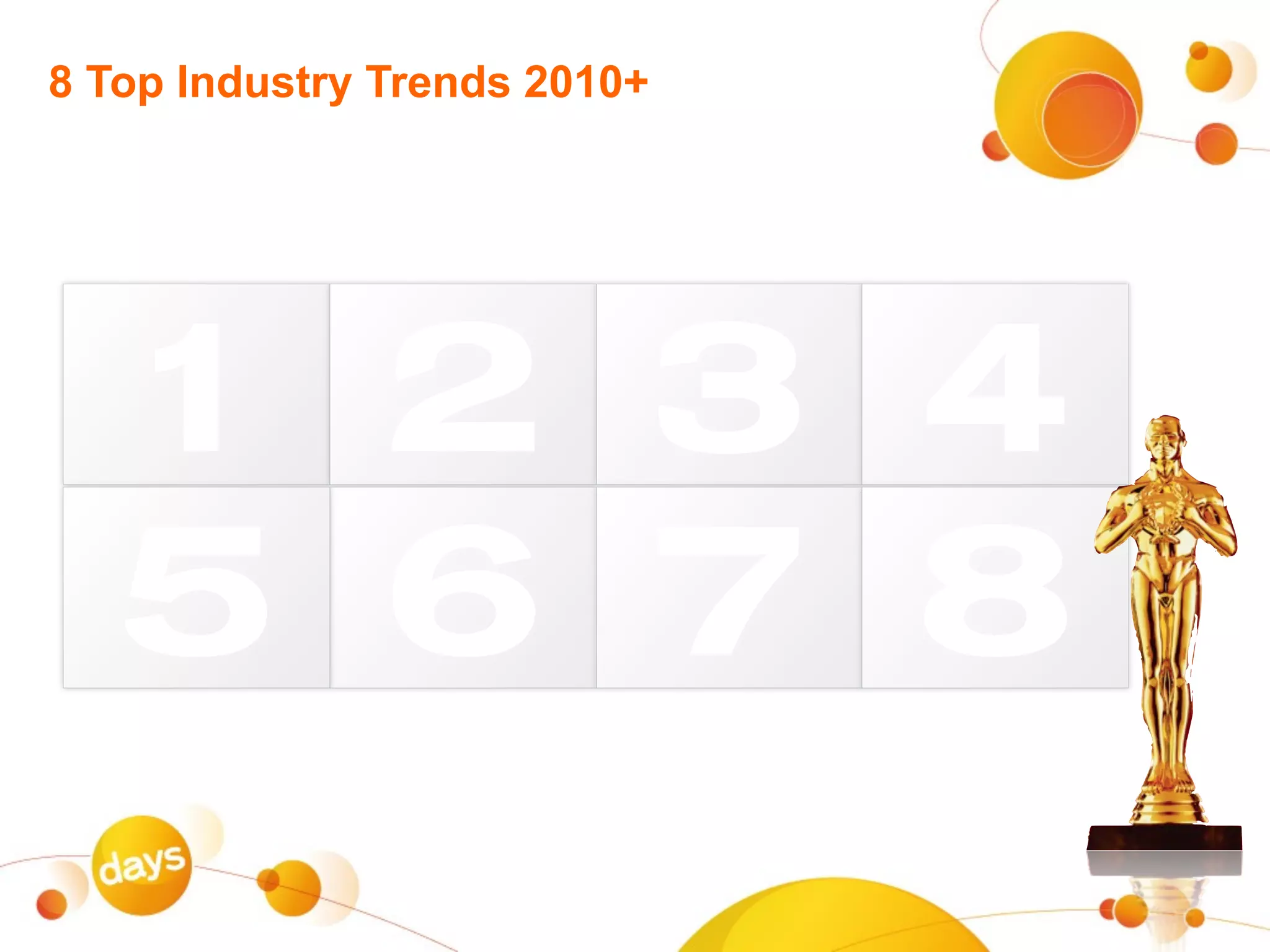 8 Top Industry Trends 2010+




   1 2 3 4
   5 6 7 8
 