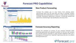 Forecast Pro + Valtitude | PDF | Logistics | Business