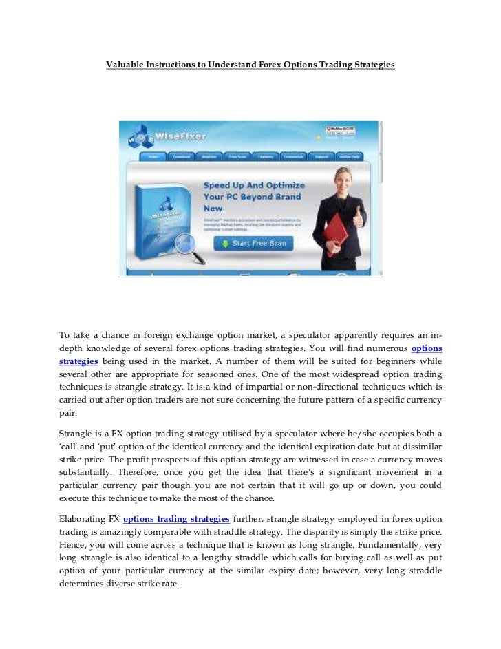 Forex Option Trading Strategies | Fx options trading for dummies Forex Option Trading Strategies -