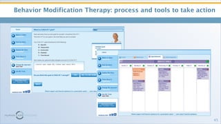 <ul><li>Behavior Modification Therapy: process and tools to take action </li></ul>
