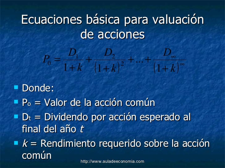 Valuaci n de activos Financieros y Tasa de Rendimiento - Reocities