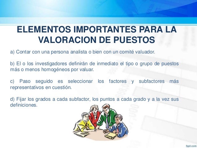 Valuacion de puestos