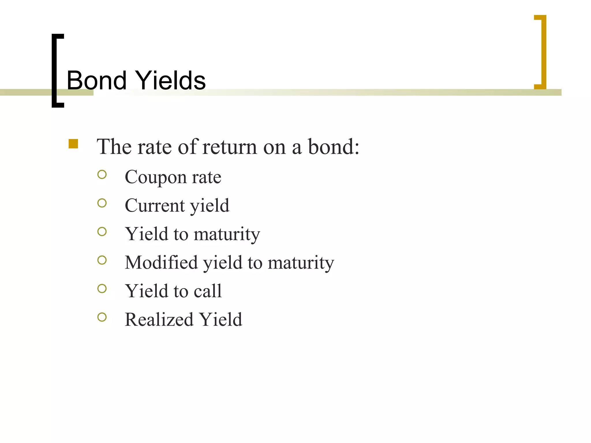 Valuation bond | PPT