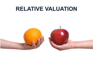 RELATIVE VALUATION
 