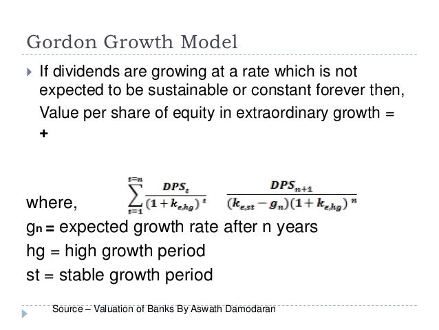 Valuation of Banks Valuation of Banks