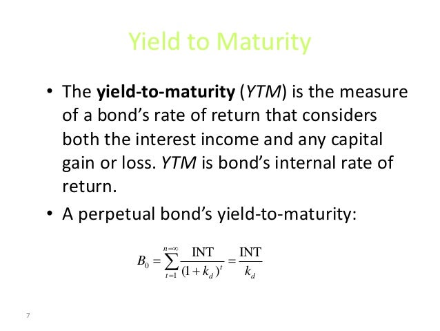 Valuation Of Bonds