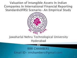 Jawaharlal Nehru Technological University
Hyderabad
By
1
 