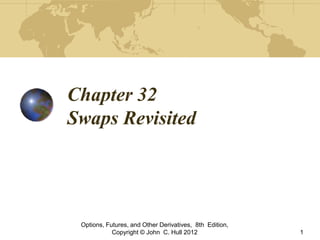Chapter 32
Swaps Revisited




 Options, Futures, and Other Derivatives, 8th Edition,
            Copyright © John C. Hull 2012                1
 