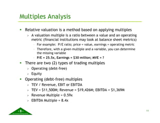 Valuation presentation | PDF