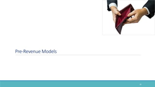 Pre-Revenue Models
26
 