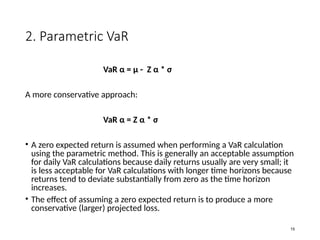Value-at-Risk-VaR 1 zzzzzzzzzzzzzzzzzzzz | PPT