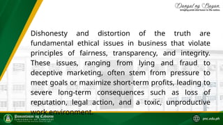 Handling Ethical Issues in Business: Values-Based Perspectives on DEI ...