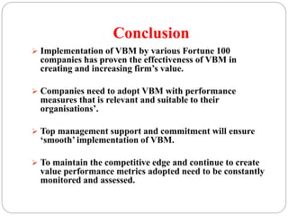 Value based management | PPTX