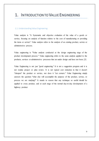 Value engineering | DOCX