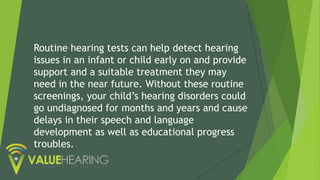 Assessing Hearing Loss in Infants and Young Children | PPTX