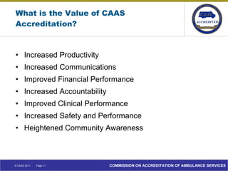 Value Of CAAS Accreditation | PPT