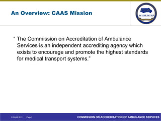 Value Of CAAS Accreditation | PPT