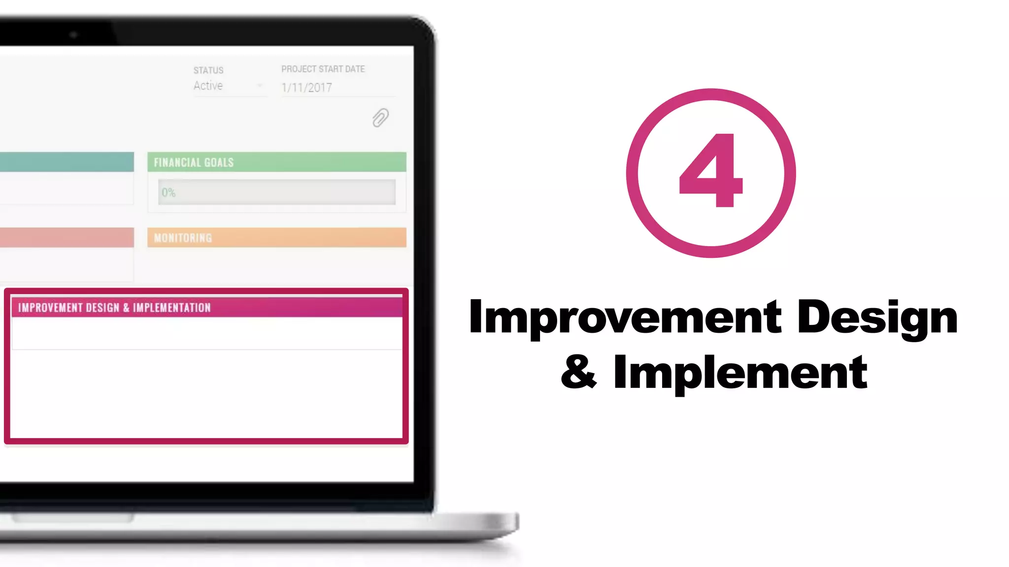 Improvement Design
& Implement
4
 