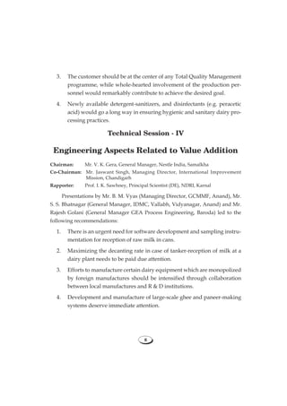 Value Added Dairy Products | PDF