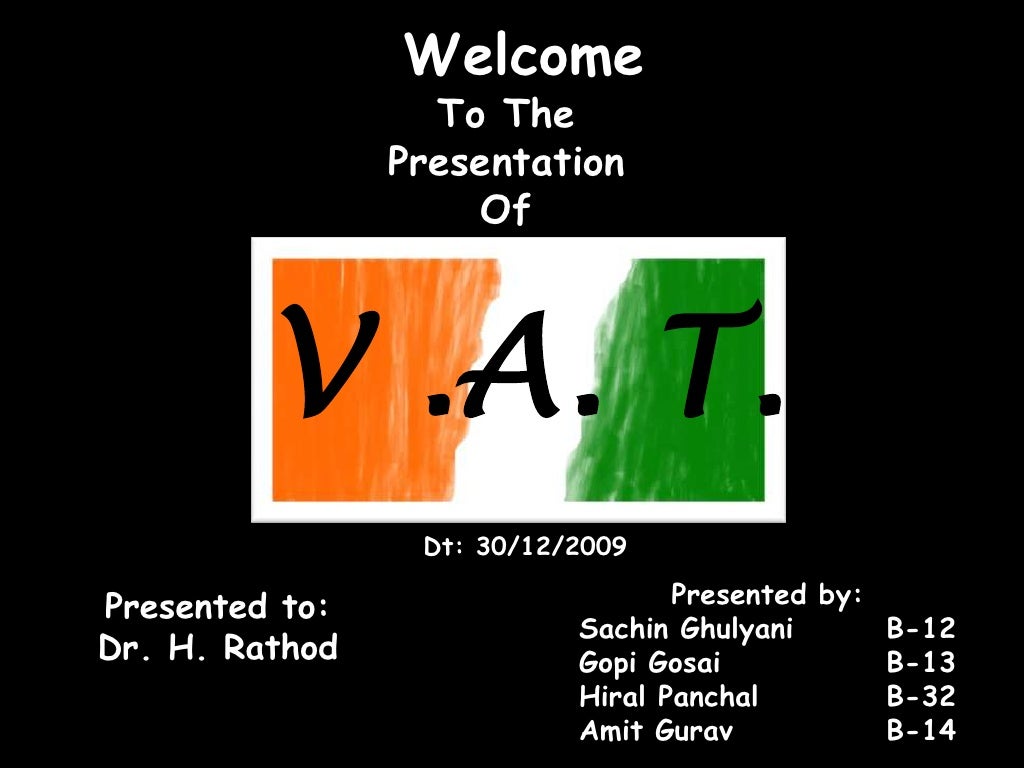 Value Added Tax