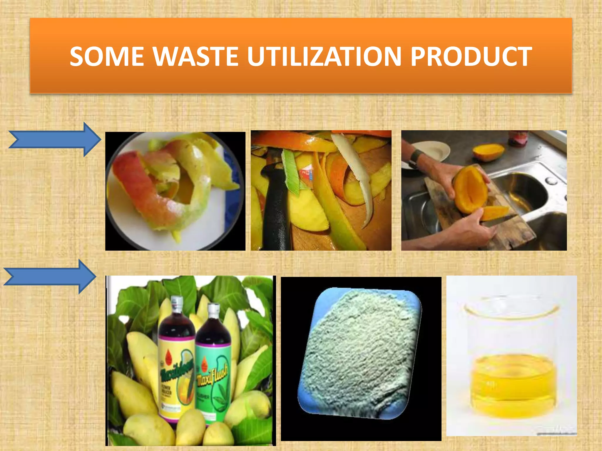 SOME WASTE UTILIZATION PRODUCT
 