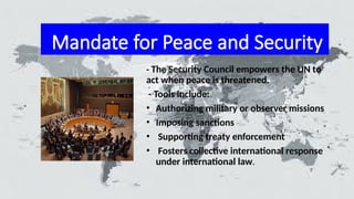 Role of the United Nations Organization in Maintaining World Peace .pptx