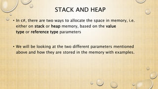 C# Value Data Types and Reference Data Types | PPTX