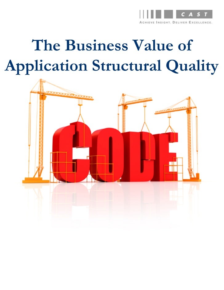 Business Value of App Structural Quality