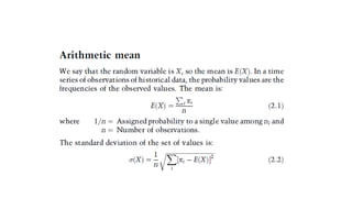 STATISTICAL CONCEPTS
 