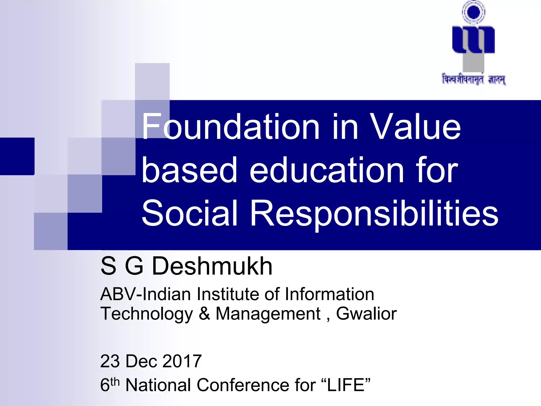 Value based education | PDF