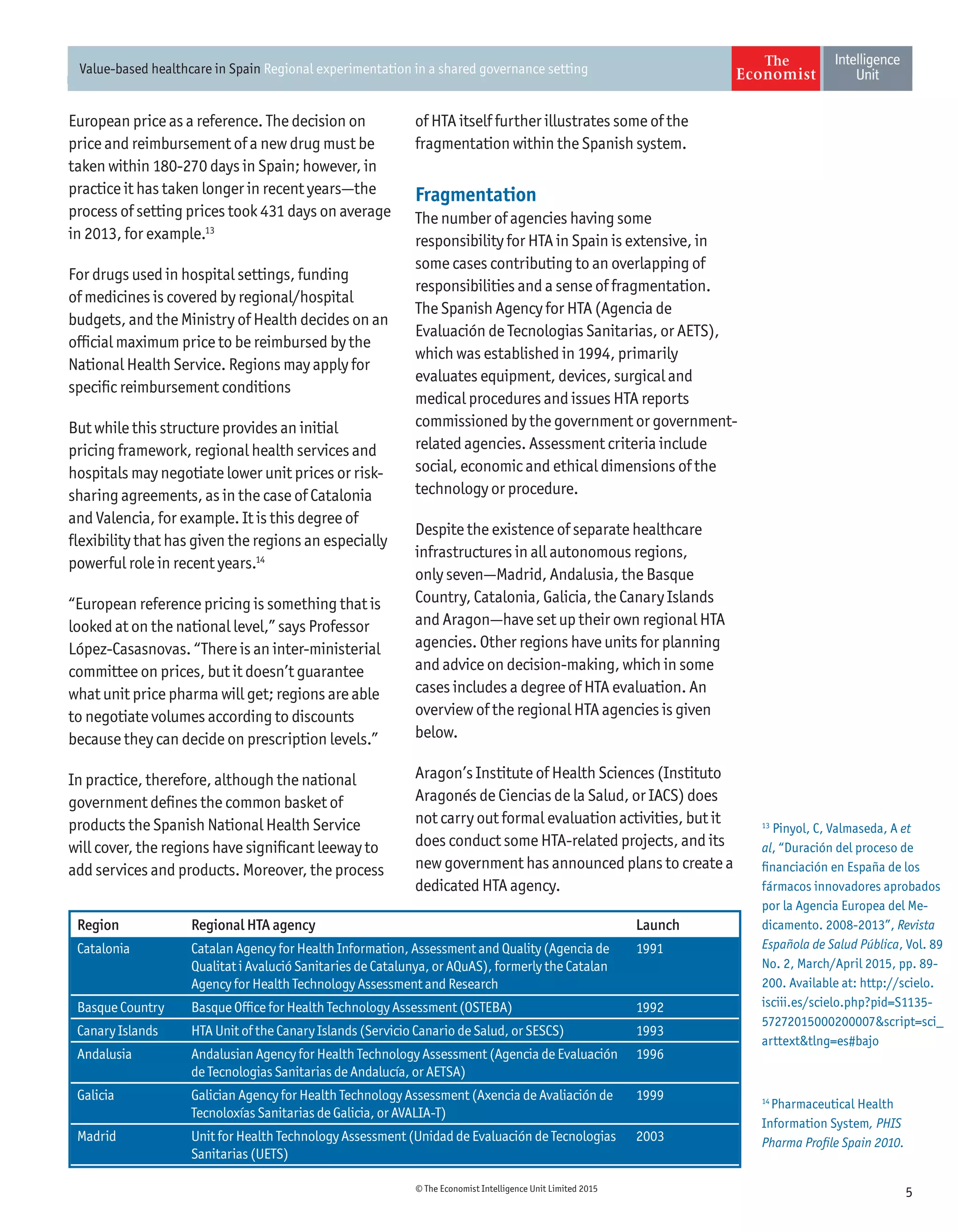 Common Basque Health Problems Value-based healthcare in Spain | PDF