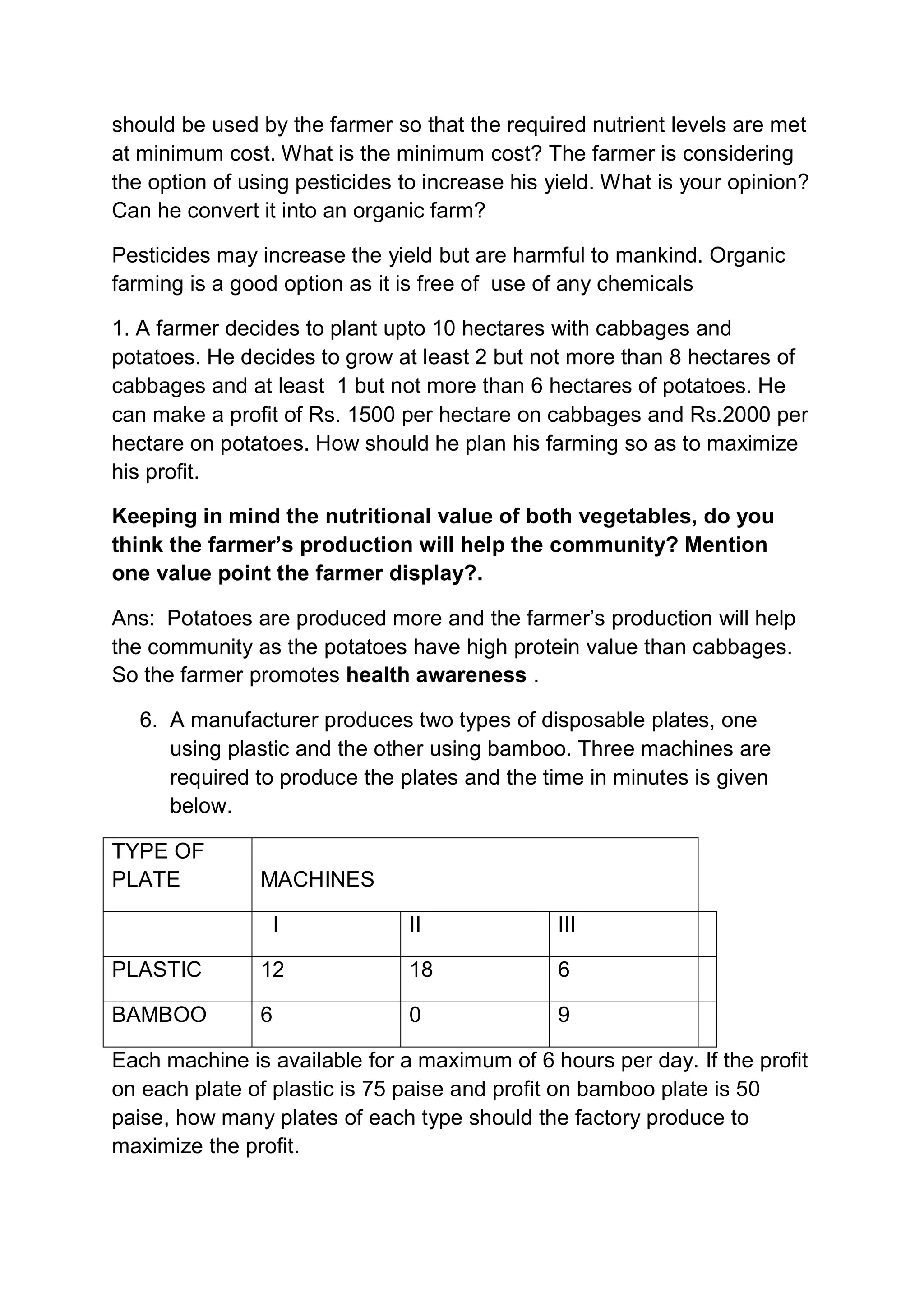 Value based questions xii maths PDF